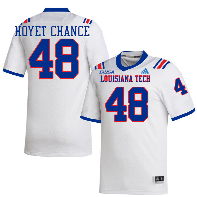 John Hoyet Chance Louisiana Tech Jersey,LA Tech Bulldogs Football Jerseys,Uniforms,Gears-White
